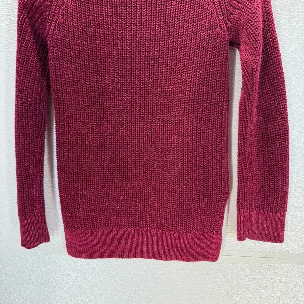 The Children’s‎ Place Burgundy Lace-Up Shoulder Knit Sweater 5/6
